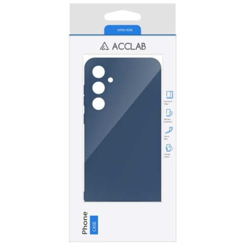 Чохол до мобільного телефона ACCLAB Silicone Case Samsung Galaxy A35 Blue (1283126601934)