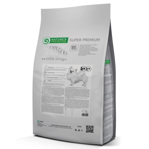 Сухий корм для собак Nature's Protection Superior Care White Dogs Grain Free Insect Adult Small Breeds 1.5 кг (NPSC47441)