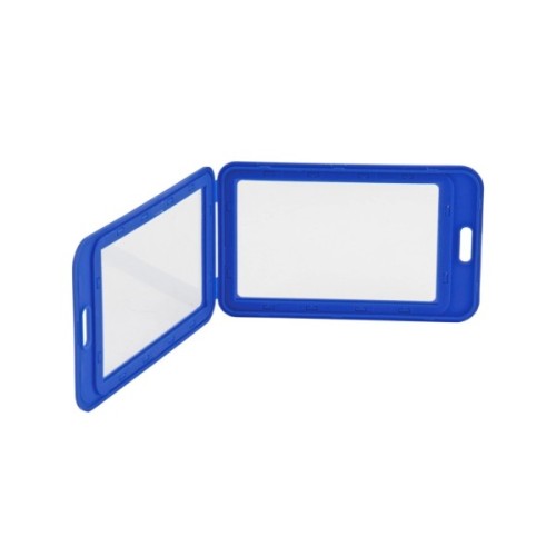 Бейдж Axent вертикальний, PP, 50х85мм, синій (4530-07-A)