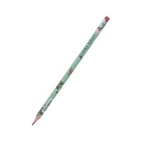 Олівець графітний Axent LA, Timeless круглий, з гумкою, НВ (9009/36-23-A)