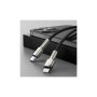 Дата кабель USB-C to Lightning 0.25m 20W Cafule Series Meta black Baseus (CATLJK-01)