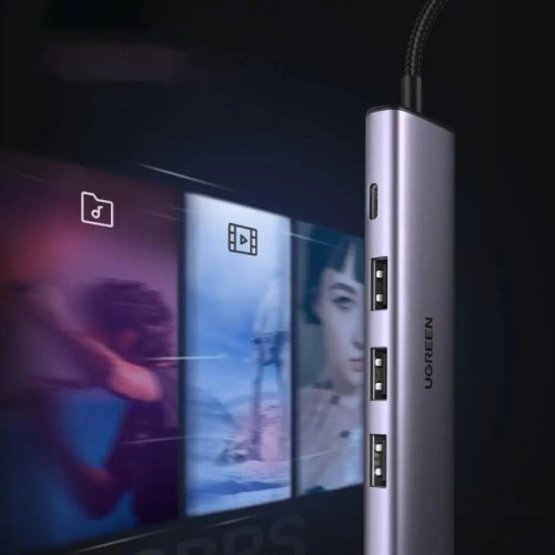 Концентратор Ugreen USB 3.0 to 4xUSB 3.0 CM473 (20805)