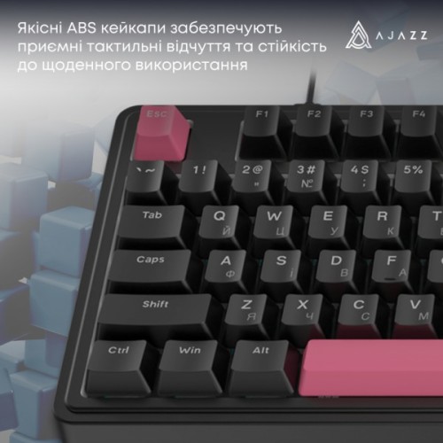 Клавіатура Ajazz AK980 Red Switch USB UA Black (AK980-R-BR)