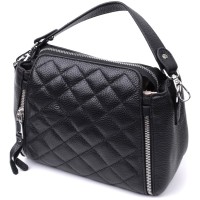 Сумка Vintage З натуральної шкіри Чорна (22667)