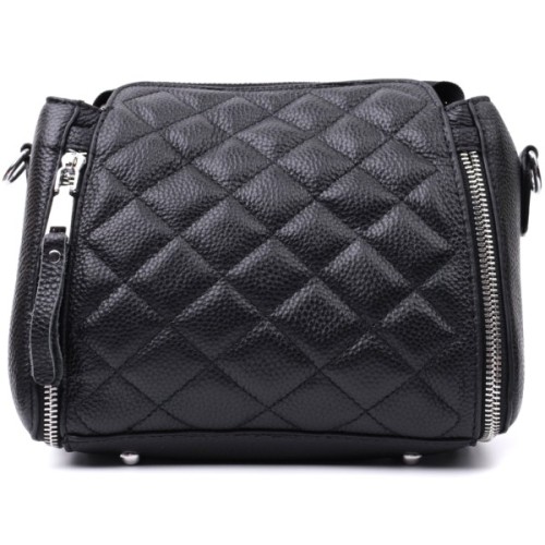 Сумка Vintage З натуральної шкіри Чорна (22667)