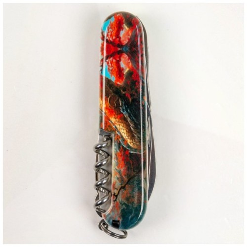 Ніж Victorinox Huntsman Zodiac 91 мм Бойовий дракон (1.3713.7_Z3230p)