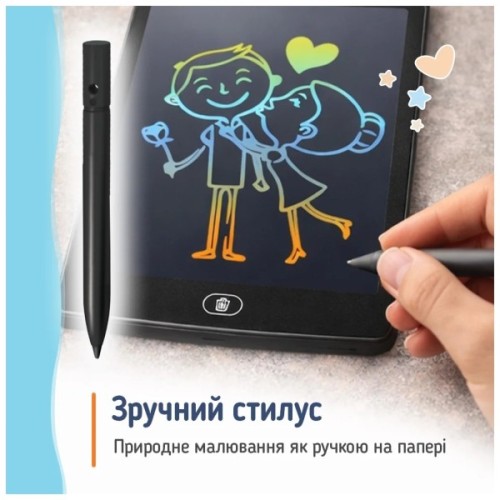Планшет для малювання ColorWay LCD Writing Tablet 8.5 (CW-WT8BK)