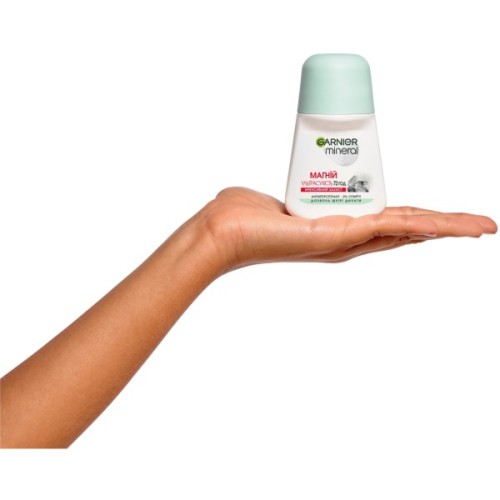 Антиперспірант Garnier Mineral Магній Ультрасухість роликовий 50 мл (3600542309943)