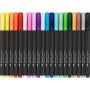 Фломастери Faber-Castell пензлики Black Edition, 20 кольорів (32356)
