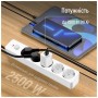 Мережевий фільтр живлення ColorWay CCA-3G1MM 5 розеток, 2m White (CW-PSEA1052W)