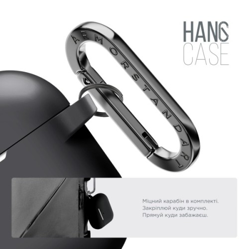 Чохол для навушників Armorstandart Hang Case For Apple Airpods Pro Black (ARM56055)
