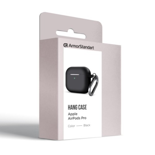 Чохол для навушників Armorstandart Hang Case For Apple Airpods Pro Black (ARM56055)