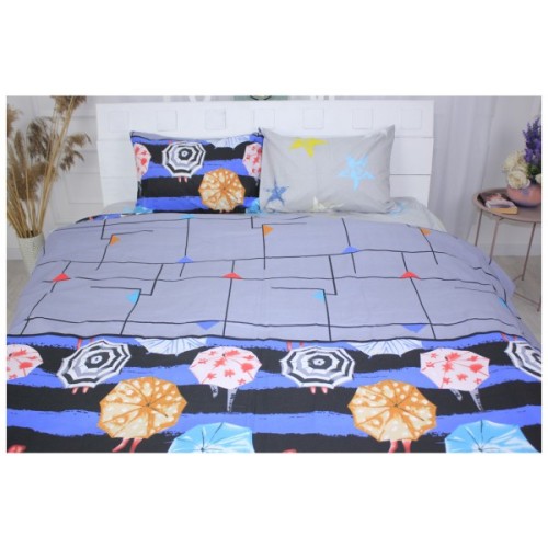 Постільна білизна MirSon Бязь 17-0264 Rainbow 200х220 (2200002034425)