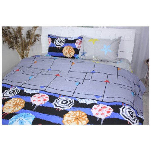 Постільна білизна MirSon Бязь 17-0264 Rainbow 200х220 (2200002034425)