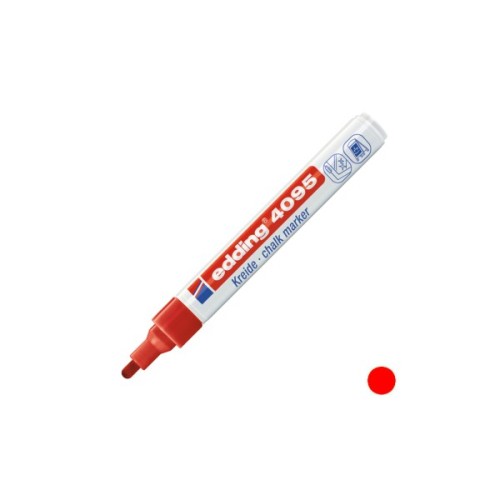 Маркер Edding Спеціальний крейдяний Window 4095 2-3 мм Червоний (e-4095/02)
