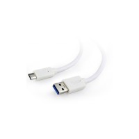 Дата кабель USB 3.0 AM to USB-C 0.1m Cablexpert (CCP-USB3-AMCM-W-0.1M)