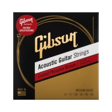 Струни для гітари Gibson SAG-CPB13 Coated Phosphor Bronze Acoustic Guitar Strings Medium (13-56) (230473)