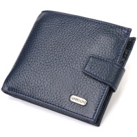 Гаманець Canpellini З натуральної шкіри Синій (21879)