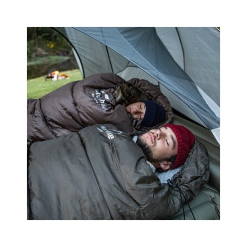 Спальний мішок Naturehike з капюшоном U250 NH20MSD07 (6°C) правий, темно-зелений (6927595767214-R)