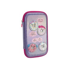 Пенал Cool For School 1 відділення з відворотами Пурпурний (CF87290)