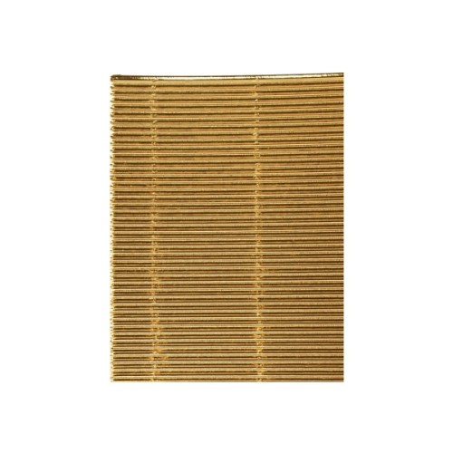 Кольоровий картон Maxi A4 Гофрокартон металізований 21х29,7 см золотистий (MX61907)