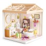 Конструктор Mini House румбокс серії Інтер'єр – Ванна кімната (світло) (8009)