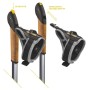 Палиці для скандинавської ходи Vipole Hercules Vario Alu +200 GR (SW20 05) (DAS303504)