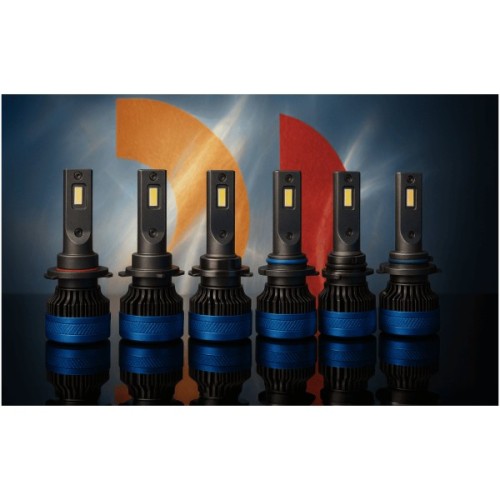 Автолампа PULSO LED-chips 3570 CSP/9-30V/2*65W/13000Lm/6000k (LC3-H4)