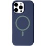 Чохол до мобільного телефона BeCover FIBRA Silicone OmniMag Apple iPhone 16 Pro Max Deep Blue (716235)