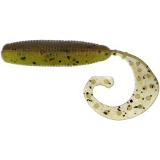 Силікон рибальський Reins Fat G Tail Grub 3" B08 Green Pumpkin Chart Melon (10 шт/уп.) (1552.08.59)