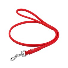 Повідець для собак WAUDOG Glamour круглий XS d 4 мм Д 122 см червоний (33883)