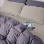 Постільна білизна MirSon 004-001 Cappuchino/Ash grey Фланель 2 x 160 x 220 Сімейний Євро (2200009658501)
