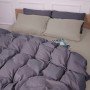 Постільна білизна MirSon 004-001 Cappuchino/Ash grey Фланель 2 x 160 x 220 Сімейний Євро (2200009658501)