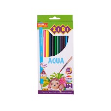 Олівці кольорові ZiBi Kids line AQUA акварельні 12 шт (ZB.2475)