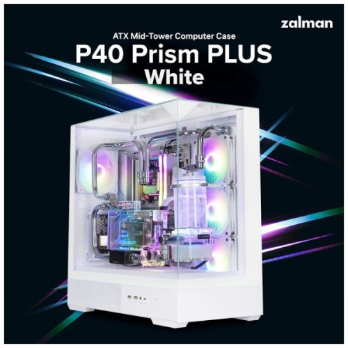 Корпус для ПК Zalman P40PRISMPLUSWHITE