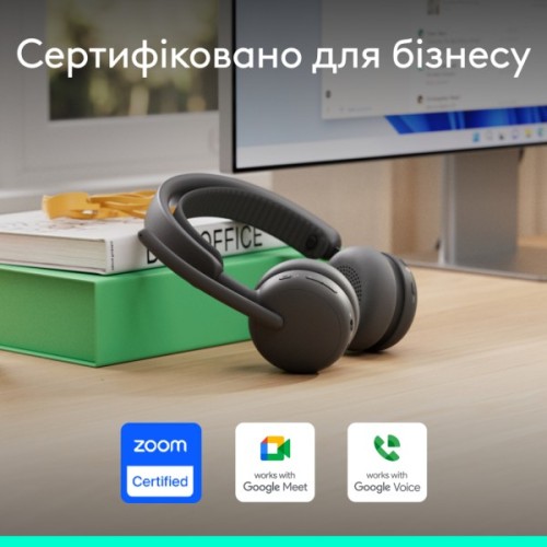 Навушники Logitech Zone Wireless 2 ES Busines Graphite (981-001498)