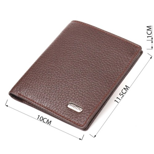 Гаманець Canpellini З натуральної шкіри Коричневе (21498)