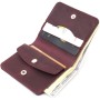 Портмоне Shvigel Шкіряне Бордове (16604)