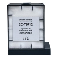 Контейнер для відпрацьованих чорнил Epson T6712/PXMB4 C13T671200 chip Barva (IC-T6712)