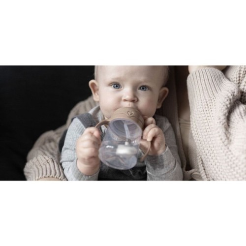 Поїльник-непроливайка Lovi з трубочкою та обтяжувачем 150 мл - зелена (35/364)