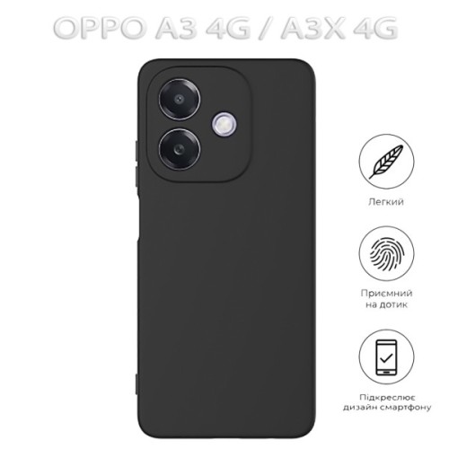 Чохол до мобільного телефона BeCover Oppo A3 4G / А3х 4G / A40m Black (712769)