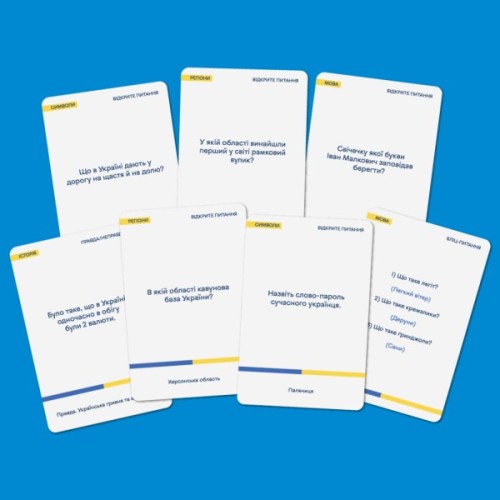 Настільна гра Orner Розмовна гра "Шевченко питає. Гра про Україну" (1909)