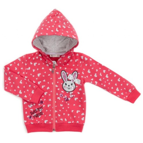 Спортивний костюм дитячий Breeze з сердечками (14427-92G-coral)