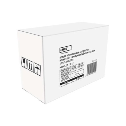 Батарея до ДБЖ EMOS B9674 AGM 12V 7,2Ah fast 6,3mm (B9674)