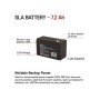 Батарея до ДБЖ EMOS B9674 AGM 12V 7,2Ah fast 6,3mm (B9674)