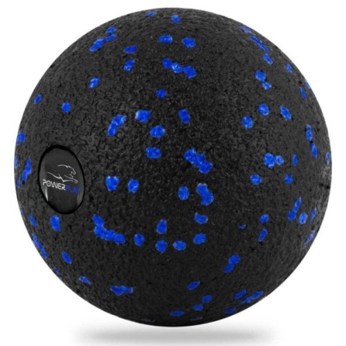 Масажний м'яч PowerPlay PP-4351 Epp Massage Ball (d10) Чорно/Синій (PP-4351_Blue_d10)