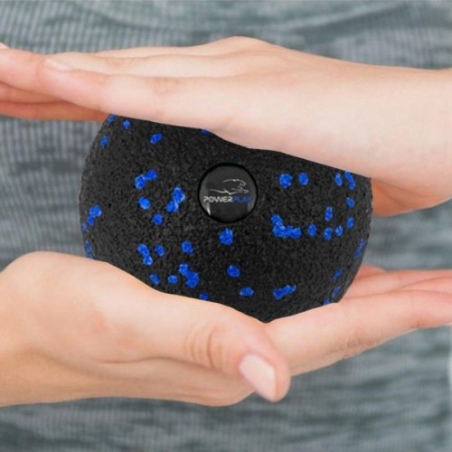Масажний м'яч PowerPlay PP-4351 Epp Massage Ball (d10) Чорно/Синій (PP-4351_Blue_d10)