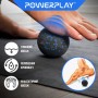 Масажний м'яч PowerPlay PP-4351 Epp Massage Ball (d10) Чорно/Синій (PP-4351_Blue_d10)
