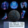 Масажний м'яч PowerPlay PP-4351 Epp Massage Ball (d10) Чорно/Синій (PP-4351_Blue_d10)