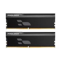 Модуль пам'яті для комп'ютера DDR4 32GB (2x16GB) 3200 MHz Onyx Black Prologix (PRO32GB3200YB4K)
